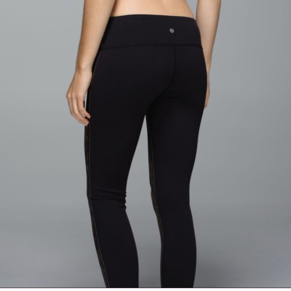 Lululemon Wunder Under Pant Golden Goddess - Picture 5 of 10
